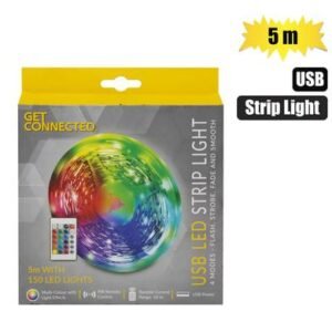 Strip light led usb 5m with remote