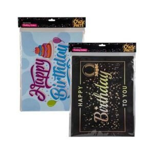 Party happy birthday stakes asst