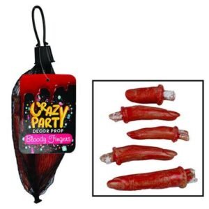 Party prop pl bloody fingers