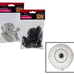 Balloons helium 6pc halloween f-01