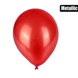 Balloons helium 1pc metallic red f-01
