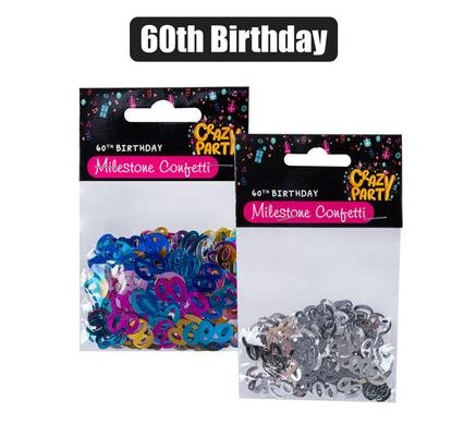Party confetti milestone 60 15g