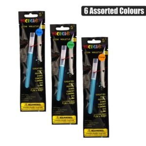 Glow stick whistle necklace