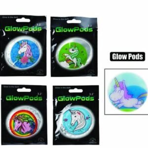 Glow stick unicorn glow pod 1pc 5 asstd