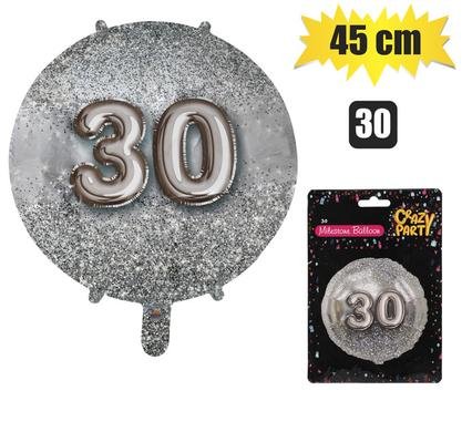 Balloon helium foil ms 30 45cm f-01
