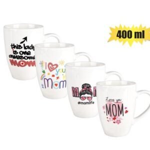 Mug occasions mom barrel 400ml asstd