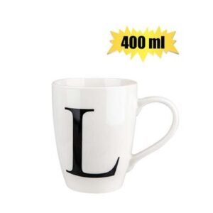 Mug daily tall letter l,400ml