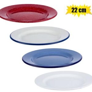 Plate enamel 22cm dinner