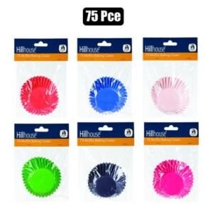 Baking-cup paper muffin 75pce asstd