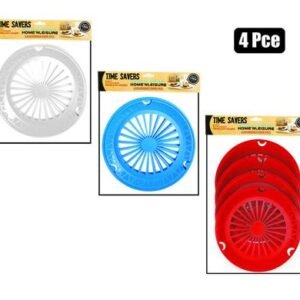 Paper-plate-holders pl 4pce asst colours