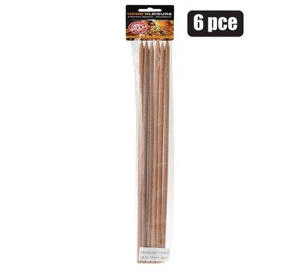 Skewers espetada sticks 6x455mm 6pce h&l