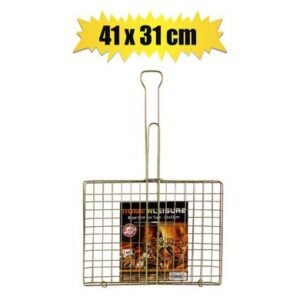 Braai mtl fixed-handle 41x31cm h&l