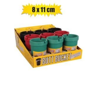 Ashtray plastic tub 8x11cm asstd