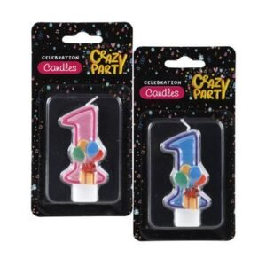 Candle birthday single number-1 kiddies