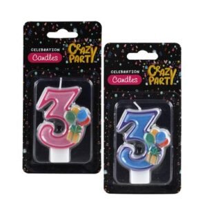Candle birthday single number-3 kiddies