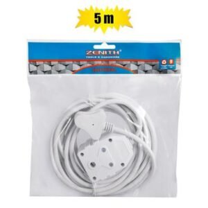 Extension-cord 5m janus 10a l/d zenith
