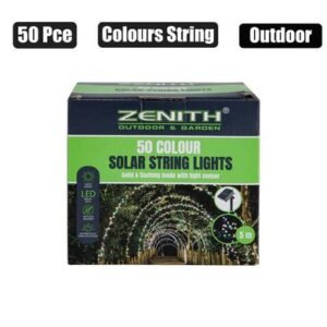 Solar garden light string colours 50's