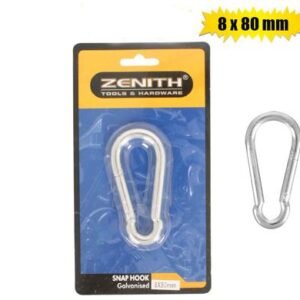 Snap-hook galvanised 8x80mm