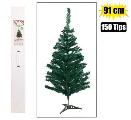 Xmas tree 91cm green (150 tips) deluxe