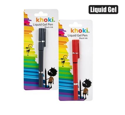 Pen ball liquid gel black ink