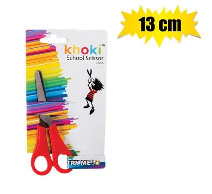 Stationery scissor school pl/mtl 13cm
