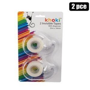 Tape adhesive invisible 2pk
