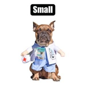 Pet dog novelty clothing doctor-small