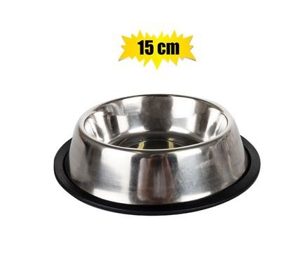Pet dog/cat bowl s/s 15cm 16oz