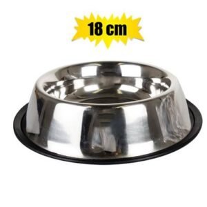 Pet dog/cat bowl s/s 18cm 32oz