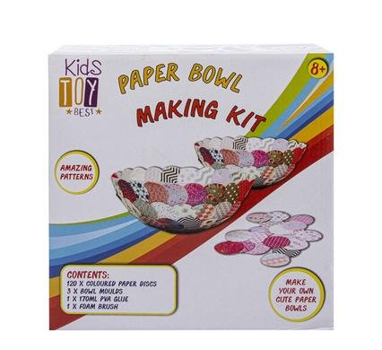 Art+craft paper bowl making kit