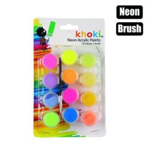 Art+craft paint acrylic 12col + brush