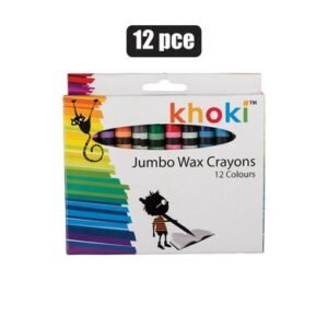 Art+craft crayons wax jumbo 12pce