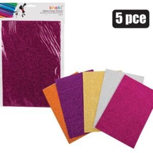 Art+craft accessories glitter foam 5pc