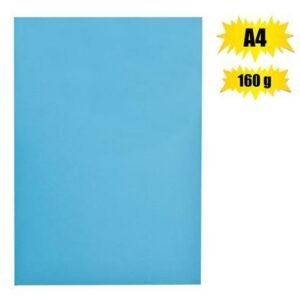 Art+craft board a4 160g sheet turq br
