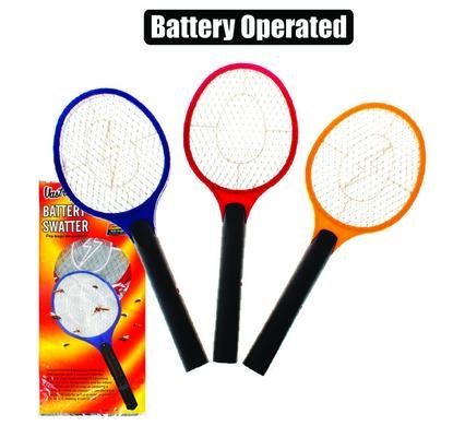 Insect-killer racquet shape b/o