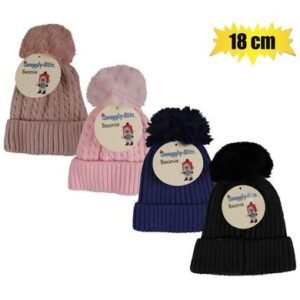 Beanie kids w/tassle asstd