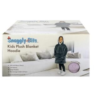Blanket plush kids hoodie