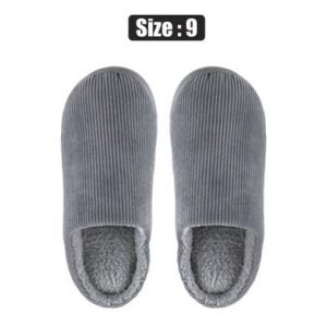 Slipper slip-in grey grain size 9