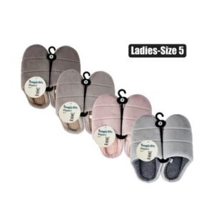 Slipper slip-in plain pvc-sole size 5