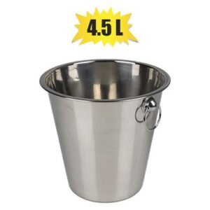 Ice-bucket cooler s/steel 4.5l 21x20cm