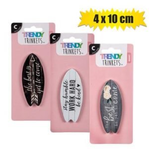 Magnet ceramic surfboard 4x10cm