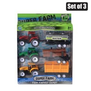 Vehicle farm tractor set of 3