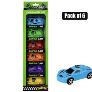 Vehicle racer pullback pack of 6