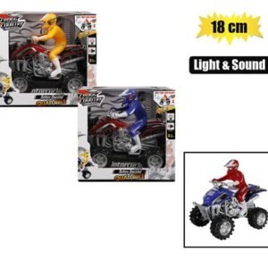 Battery operated quad sound light 18cm