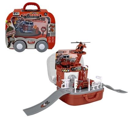 Boys playset fireman storage