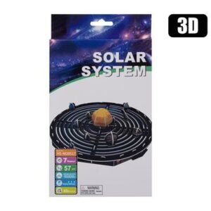 Puzzle 3d board solar system