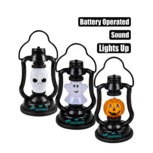 Orn light lantern oil w/sound b/o asstd