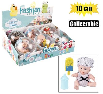 Doll collectable chubby baby 10cm