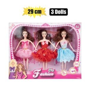 Doll fashion set of 3 29cm