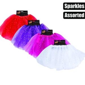 Dress up tutu sparkle asstd cols